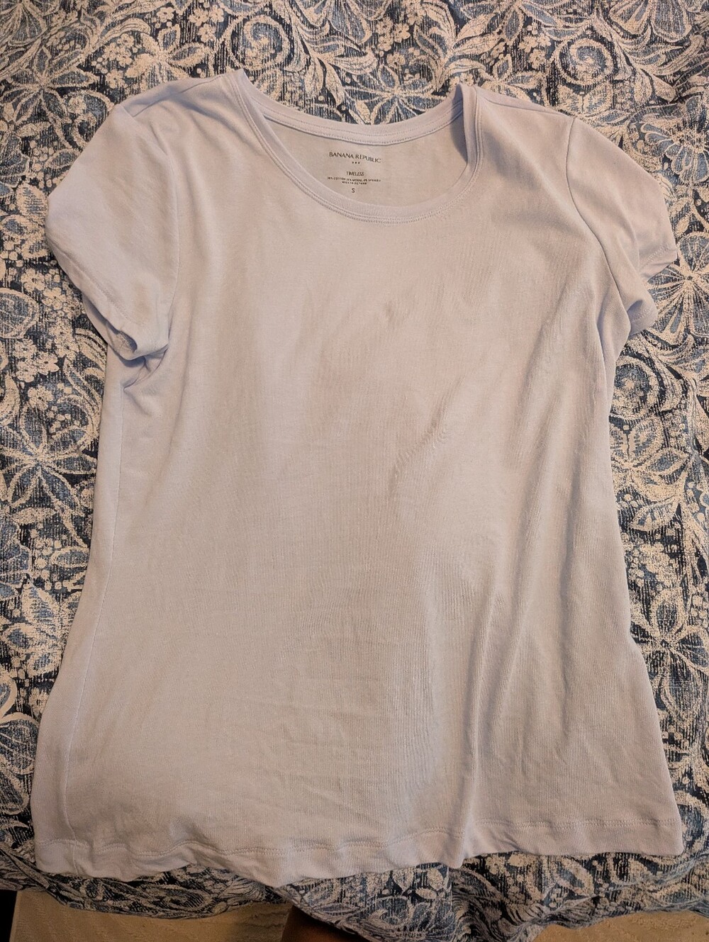 Baby Blue Banana Republic Tee
